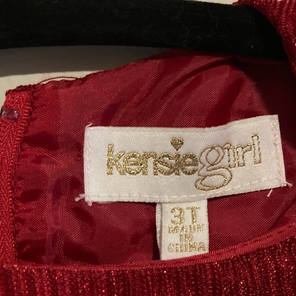 Kensie Girl Red Sparkle Formal Dress - Picture 2 of 8